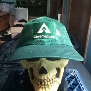 Deadstock K-Products Weyerhauser Mesh Trucker Hat Cap